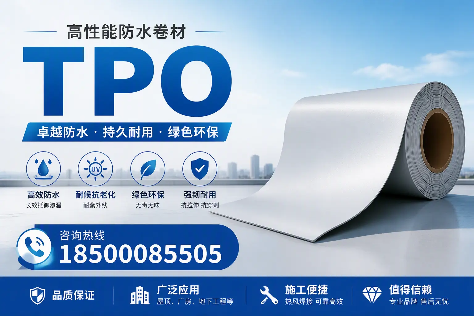 TPO材料的环保特性及其在怒江的应用